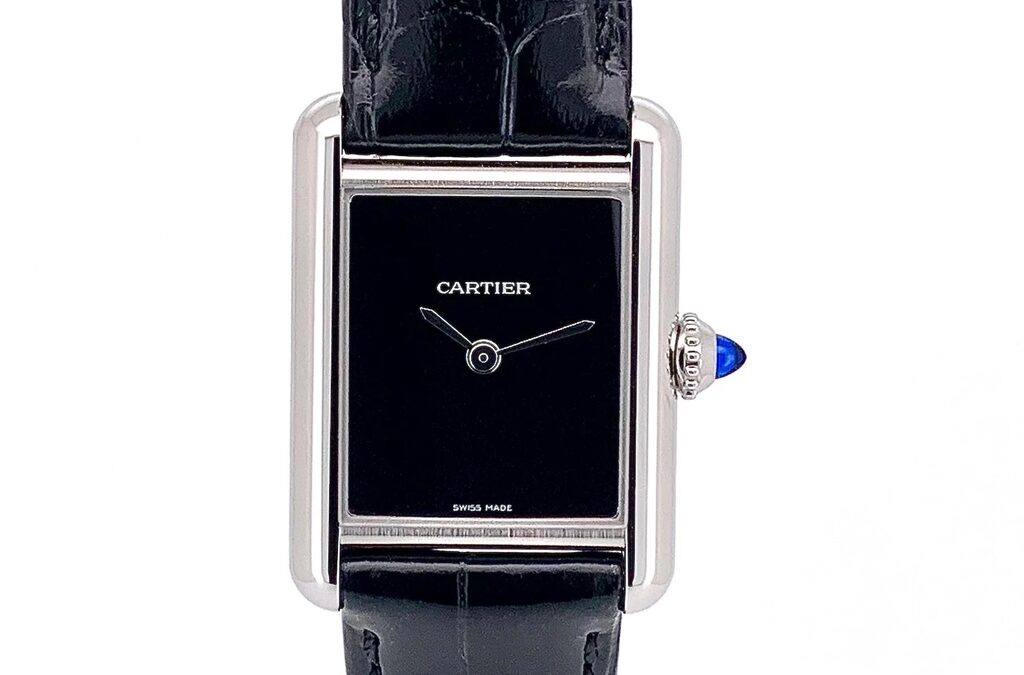 Sell Cartier Tank Must Black in Dubai