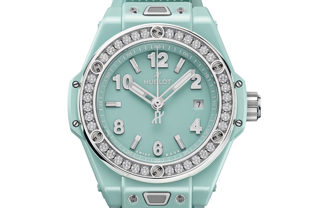 Sell Hublot Big Bang One Click Mint Green Ceramic Diamonds 465.MS.5990.RX.3904 in Dubai