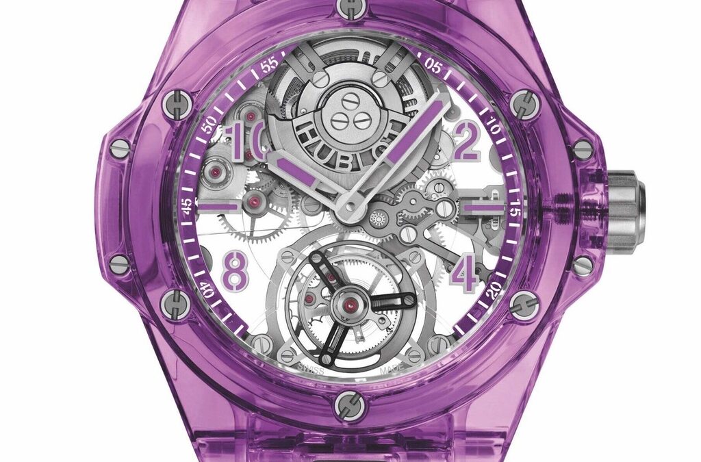 Sell Hublot Big Bang Tourbillon Automatic Purple Sapphire in Dubai
