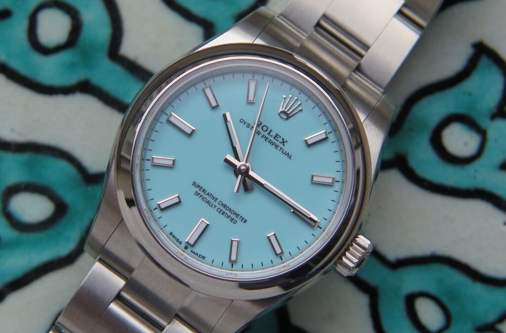 Sell Rolex Oyster Perpetual Turquoise Dial 277200 in Dubai